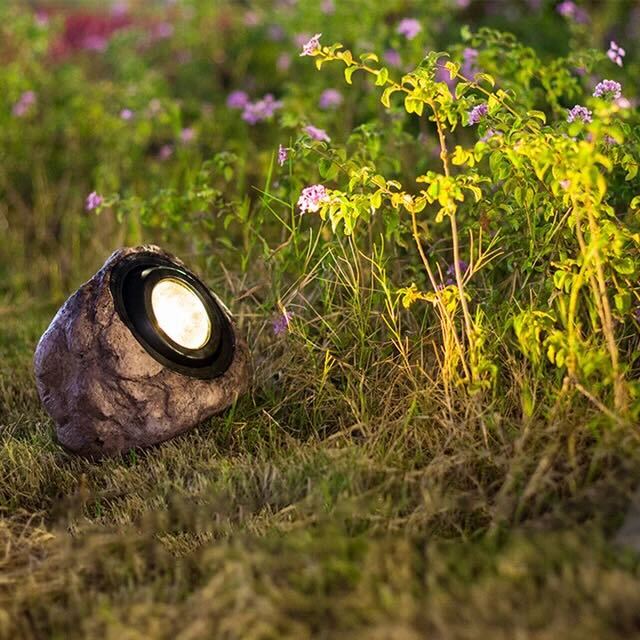 SolarStone - Energy-Efficient Rock Lamp for the Garden