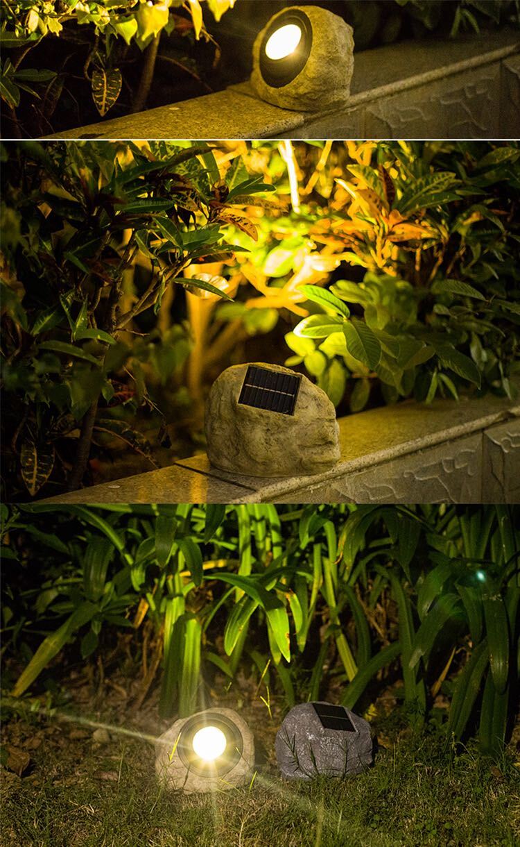 SolarStone - Energy-Efficient Rock Lamp for the Garden