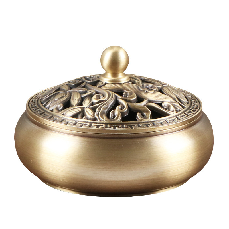 Brass Incense Burner Bowl 8.5 x 5.5 cm – Stylish and Functional for Your Interior