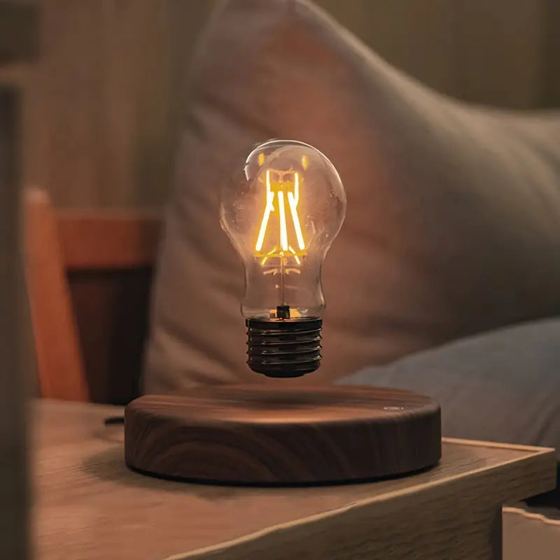 LumiAura - Levitating Tesla Lamp with Magical Rotation