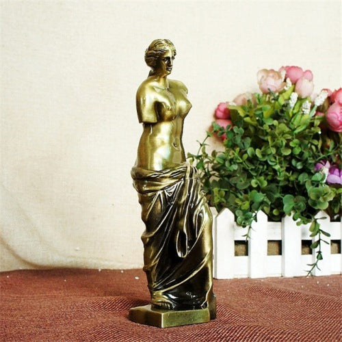 Venus statue - metal figure of the goddess of love and beauty 19 cm