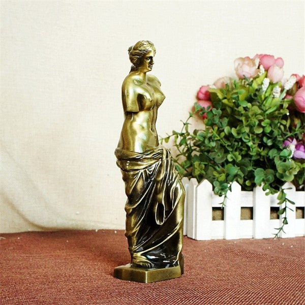 Venus statue - metal figure of the goddess of love and beauty 19 cm