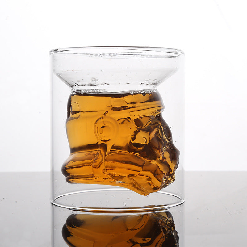 Stormtrooper Whiskey Glass – Unique Design – Perfect for Star Wars Fans