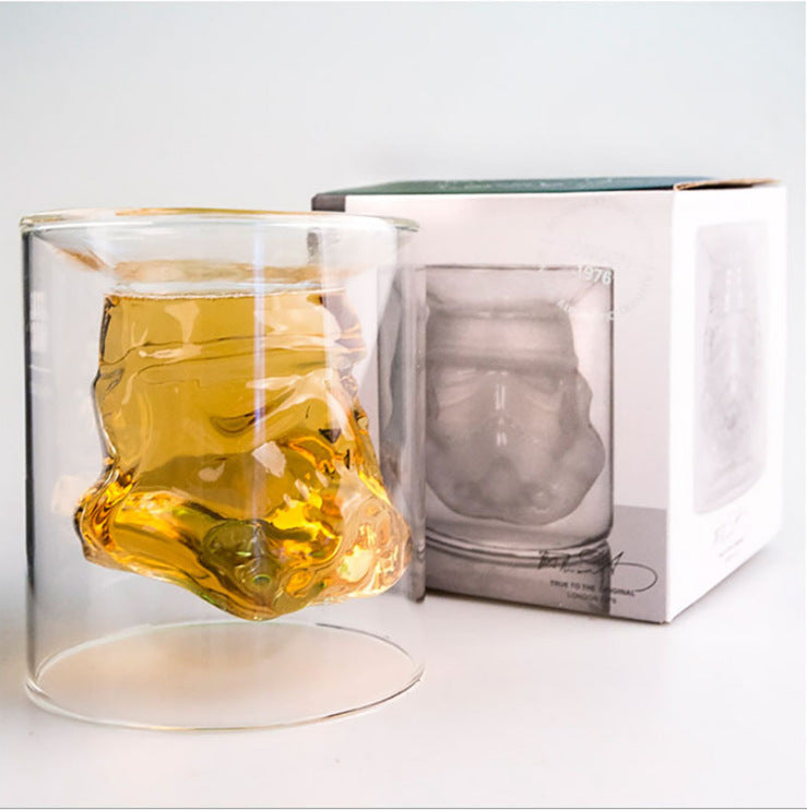 Stormtrooper Whiskey Glass – Unique Design – Perfect for Star Wars Fans