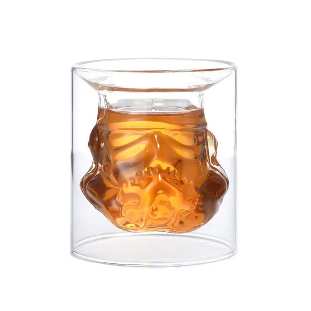 Stormtrooper Whiskey Glass – Unique Design – Perfect for Star Wars Fans