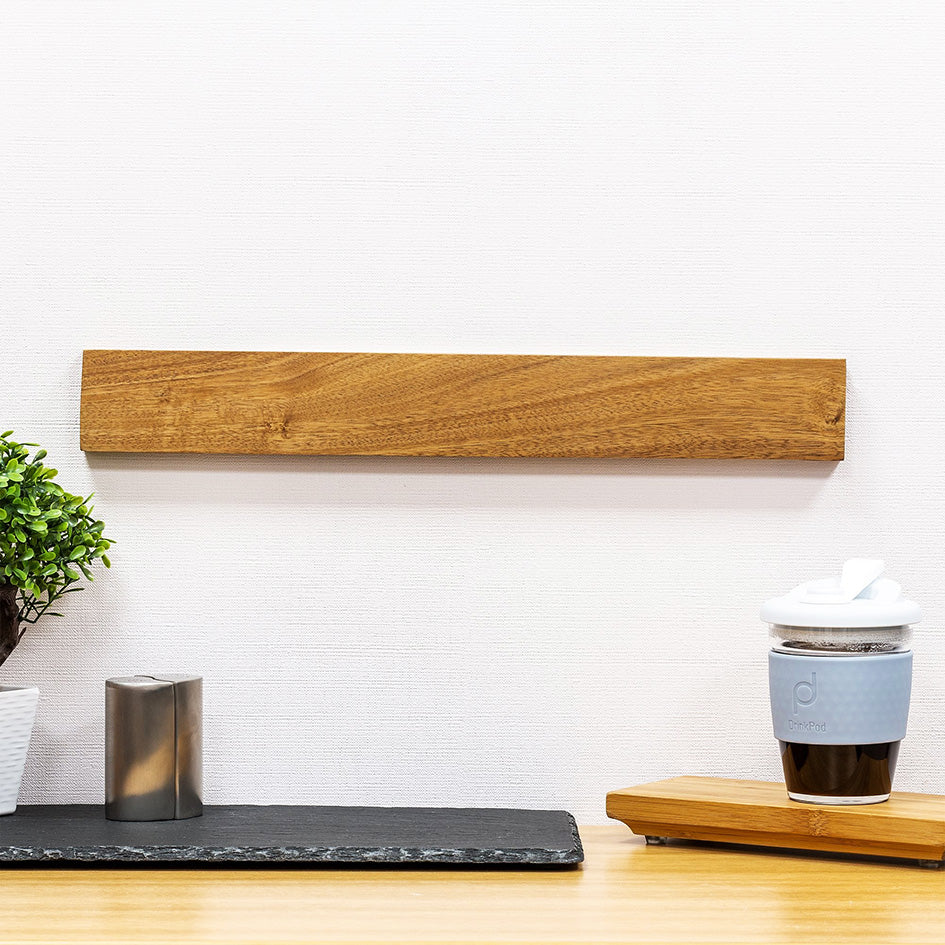 Magnetic Knife Rack 40cm Acacia Wood - Stylish Kitchen Organisation