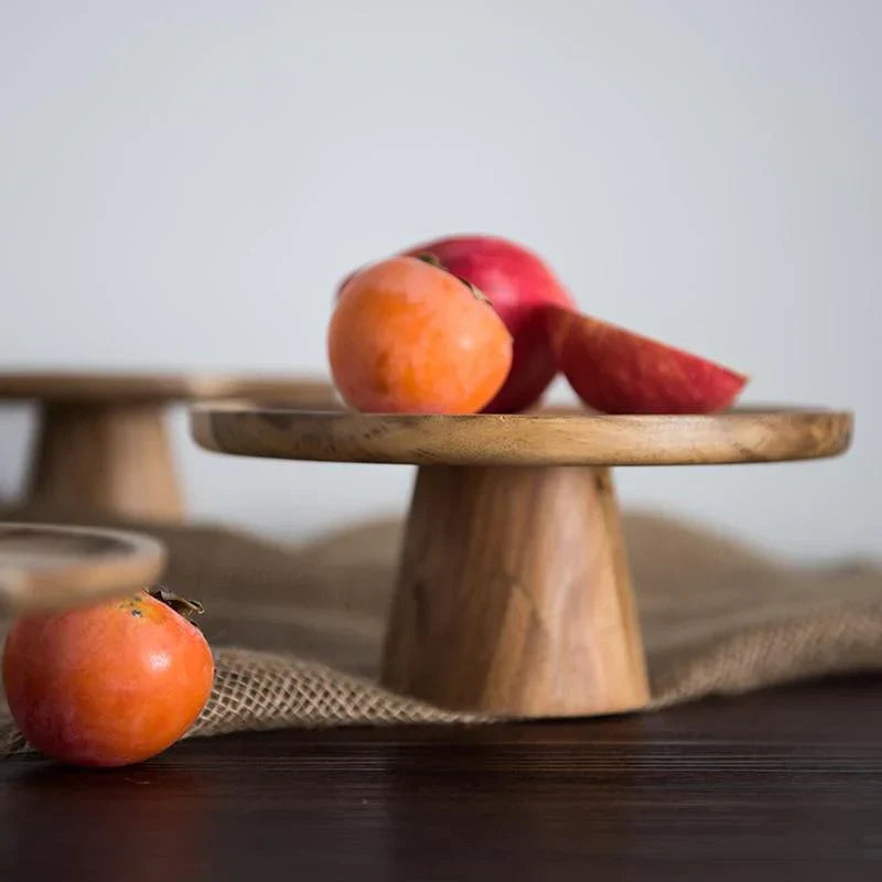 Wooden Serving Stand – Sturdy Elevation for Snacks and Desserts