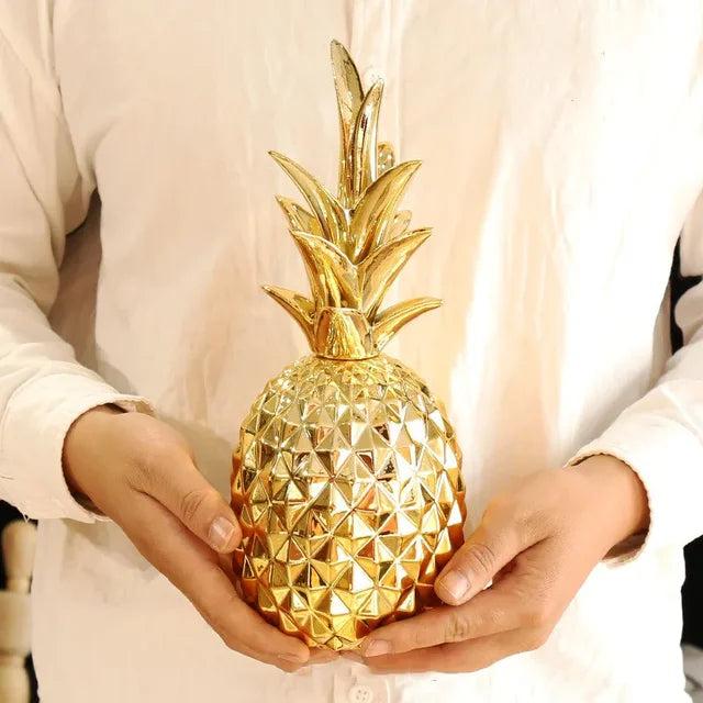 GlowPine - Gold Pineapple Home Decor