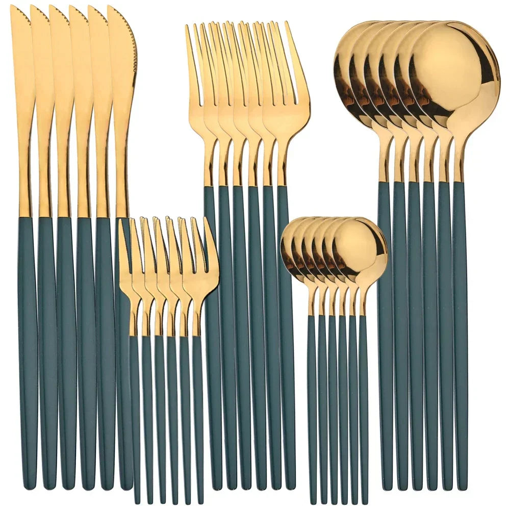 MajesticReflect | Golden Cutlery