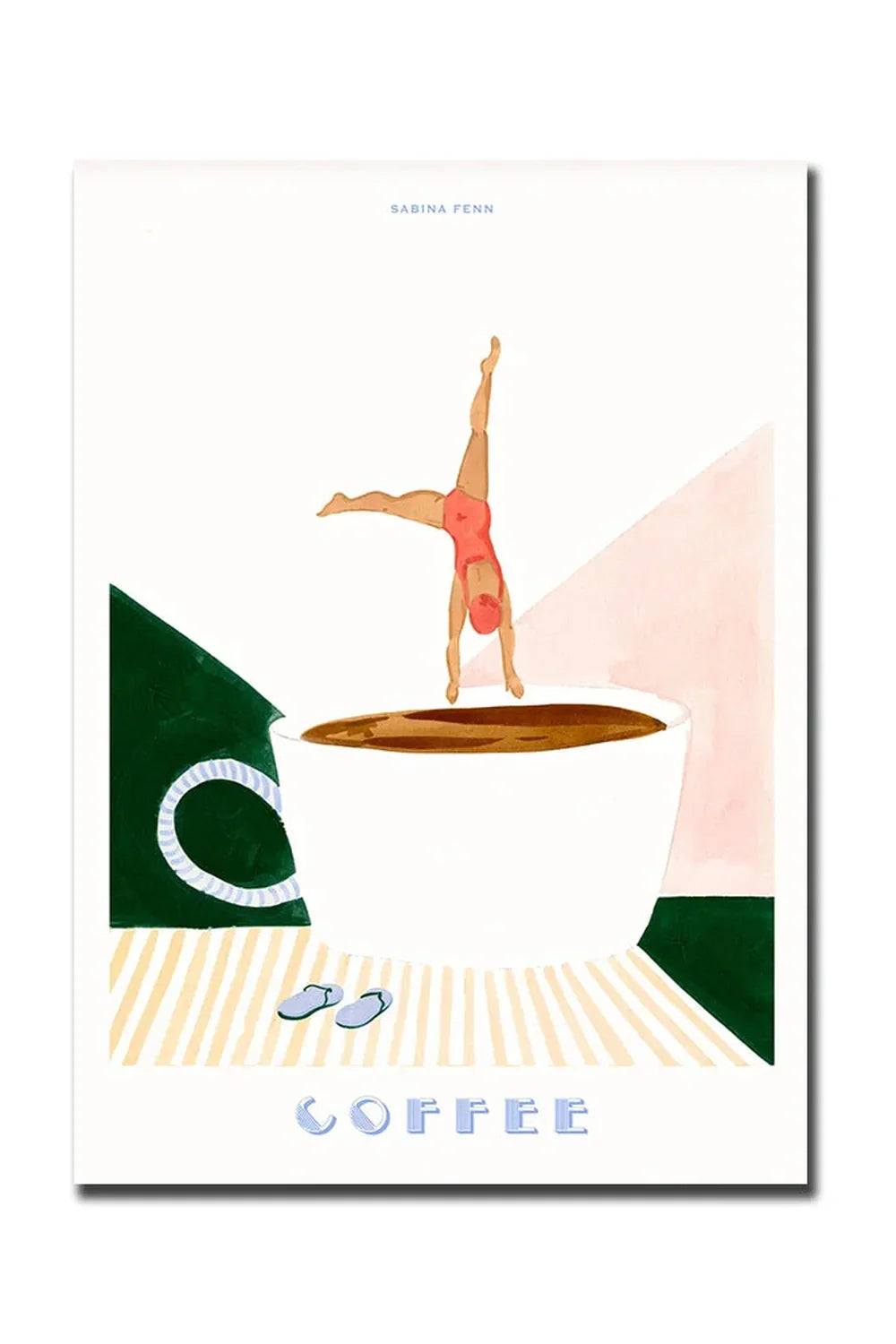 Good Morning Coffee Art Poster on Canvas