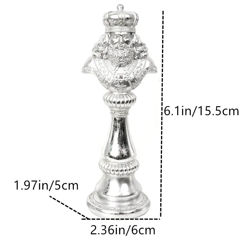 Regalis Decorative Chess Piece for Living Room or Office - Resin Figurines