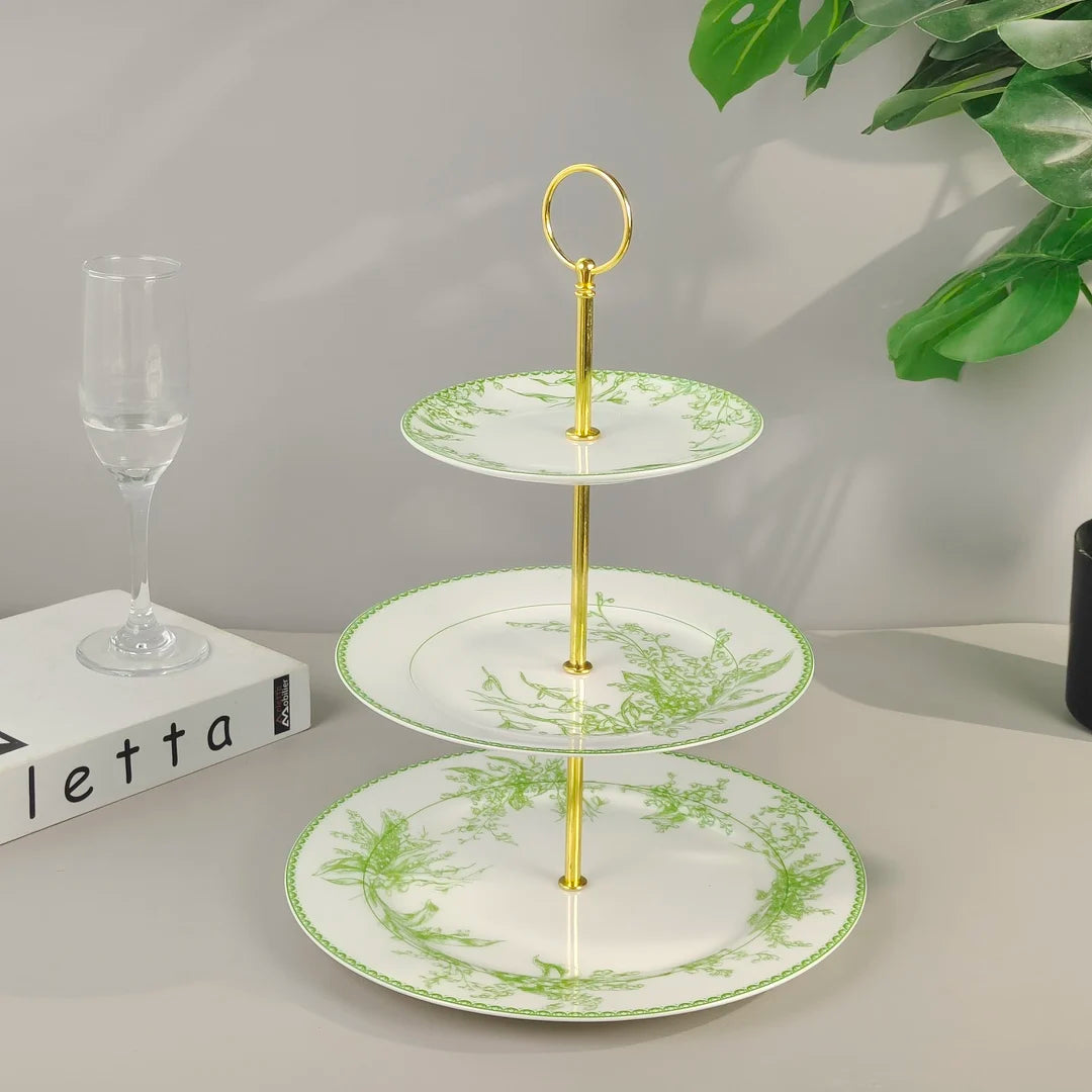 Norwegian Lily of the Valley Resin Dinnerware Set