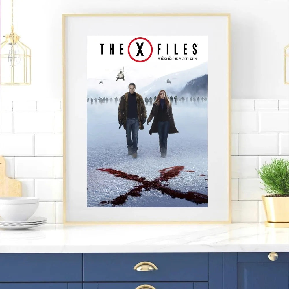 X-Files Poster - Canvas Art for Living Room or Bedroom Decoration