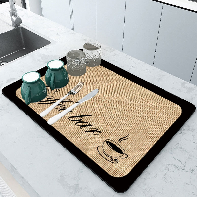 Kitchen Mat DryGuard - Super Absorbent and Non-Slip - Protect Your Worktop