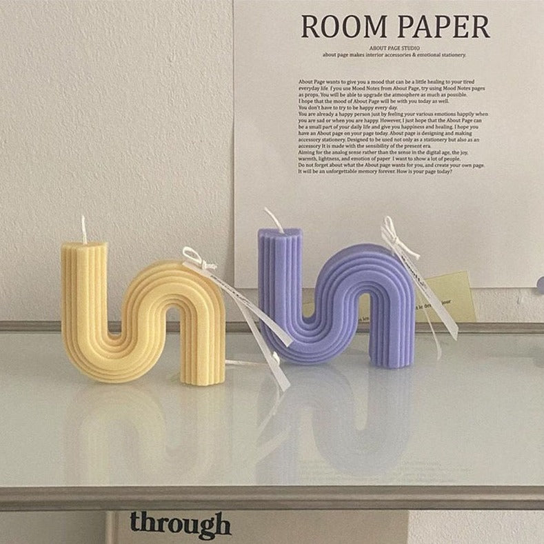 Decorative Candles with Unique Shapes and Scents