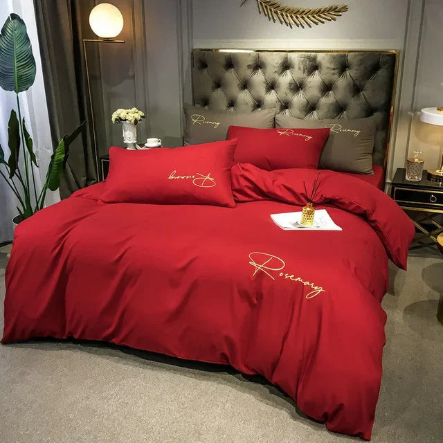 Luxe Embroidered Duvet Cover