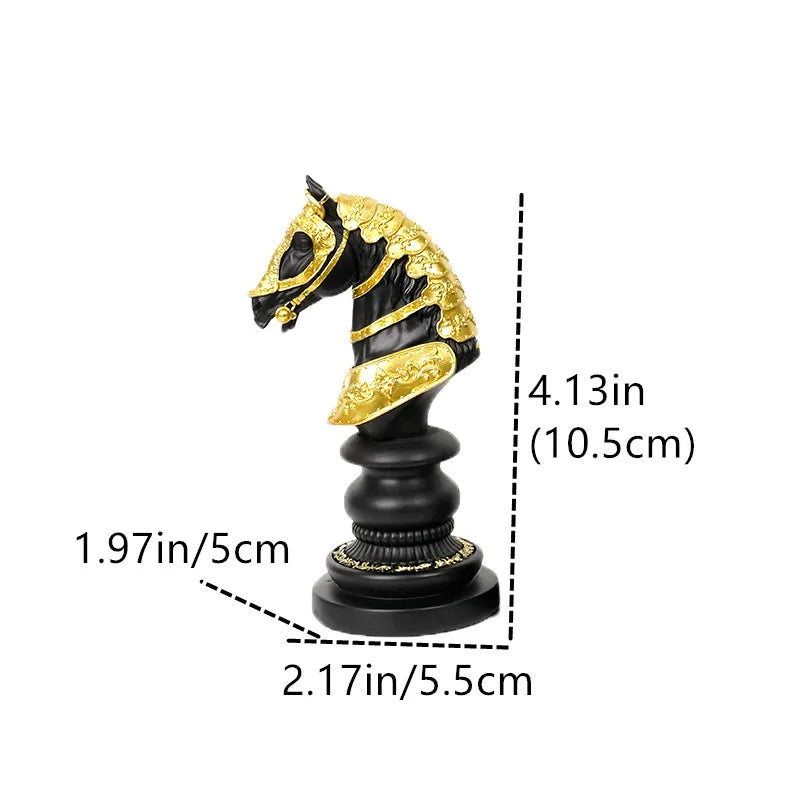 Regalis Decorative Chess Piece for Living Room or Office - Resin Figurines