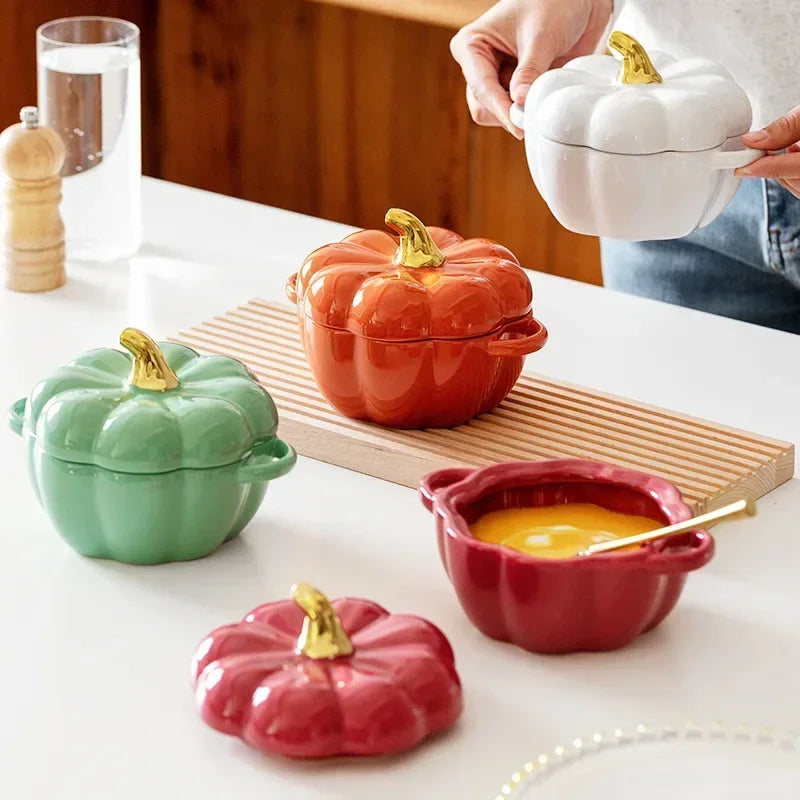 Norwegian Pumpkin Bowl Set for Party and Kitchen Decor