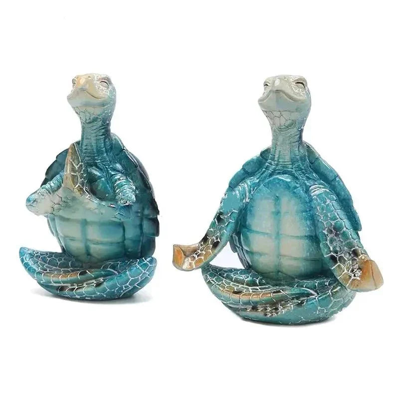 VerdeSerene - Yoga Sea Turtle Figurines