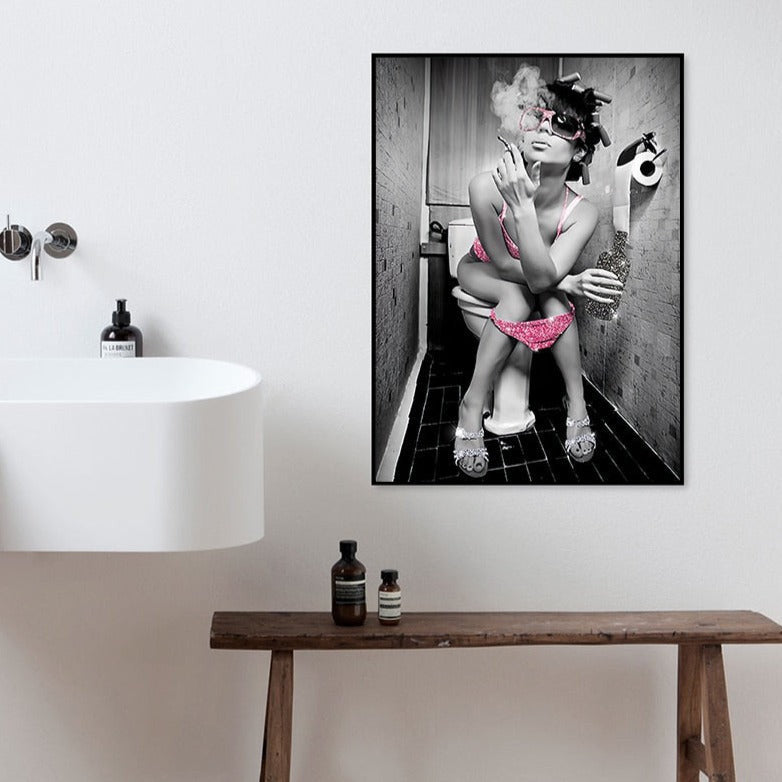 AstraÉclat - Stylish Canvas Paintings for the Toilet