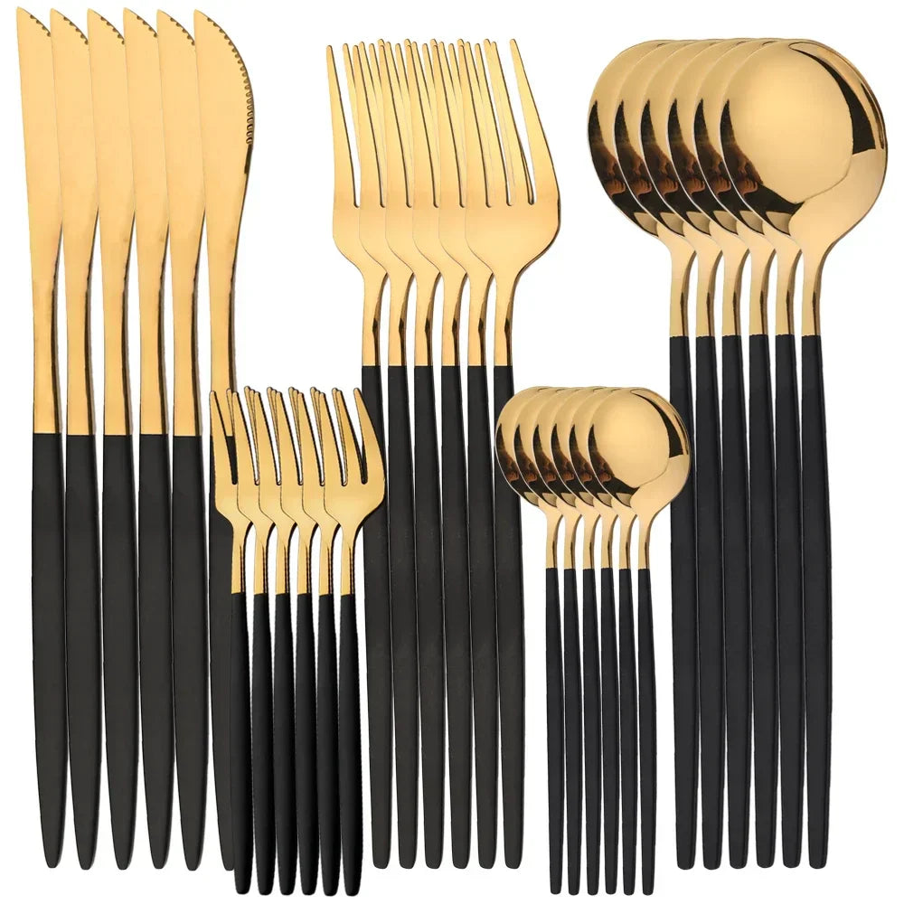 MajesticReflect | Golden Cutlery