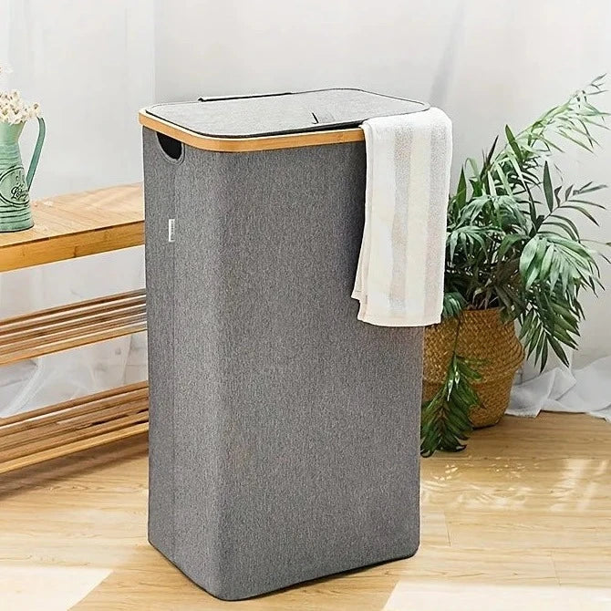 Foldable Laundry Basket with Carry Bag – Space-Saving Design for Small Spaces