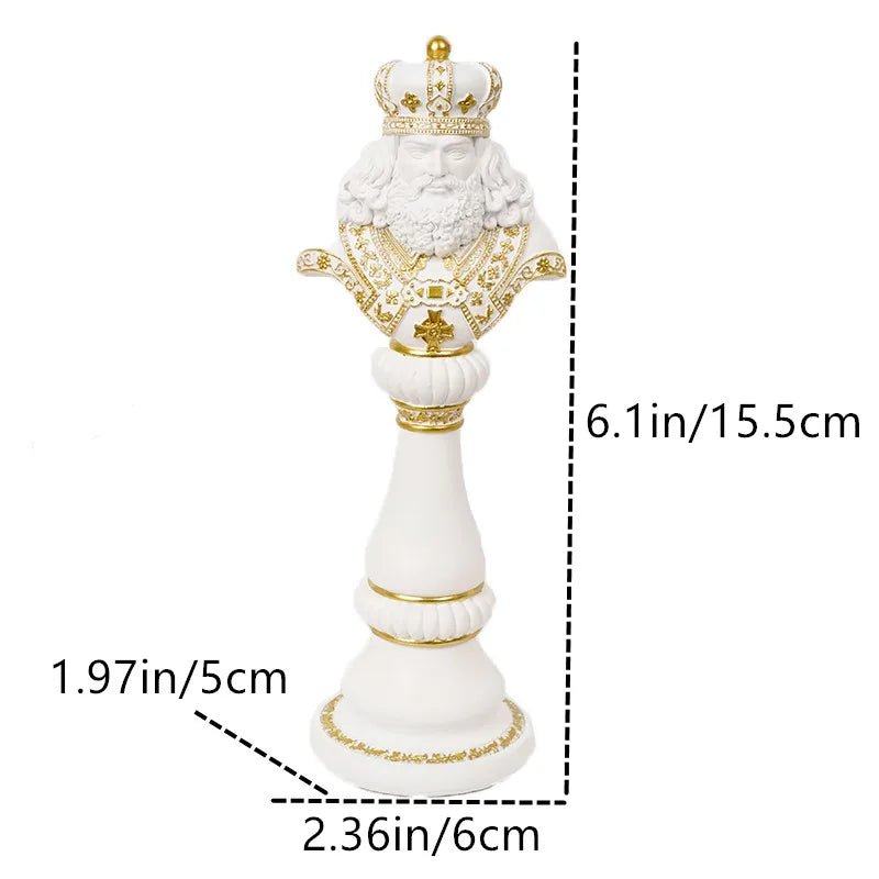 Regalis Decorative Chess Piece for Living Room or Office - Resin Figurines