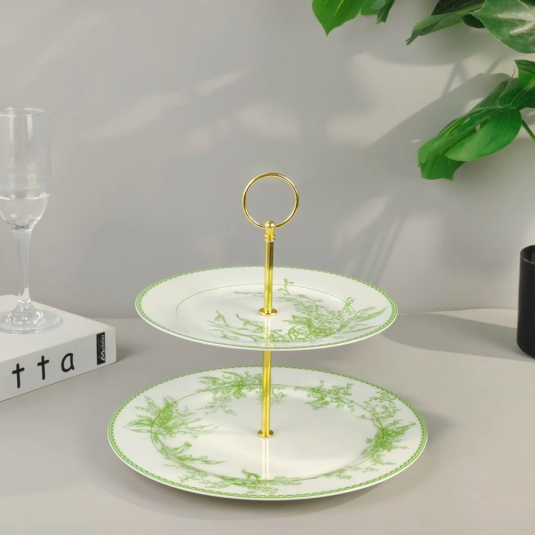 Norwegian Lily of the Valley Resin Dinnerware Set