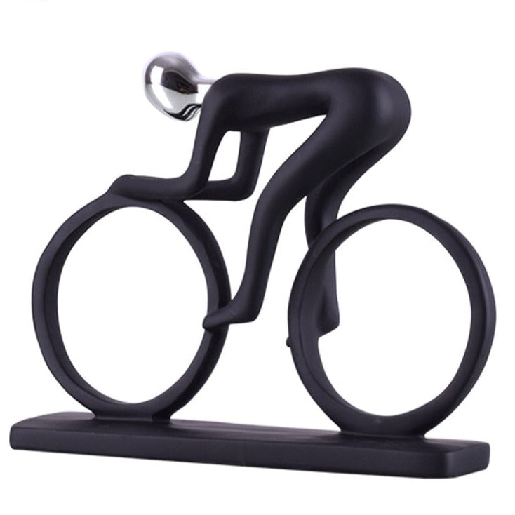 SylvaMotion - Abstract Norwegian Cyclist Sculpture