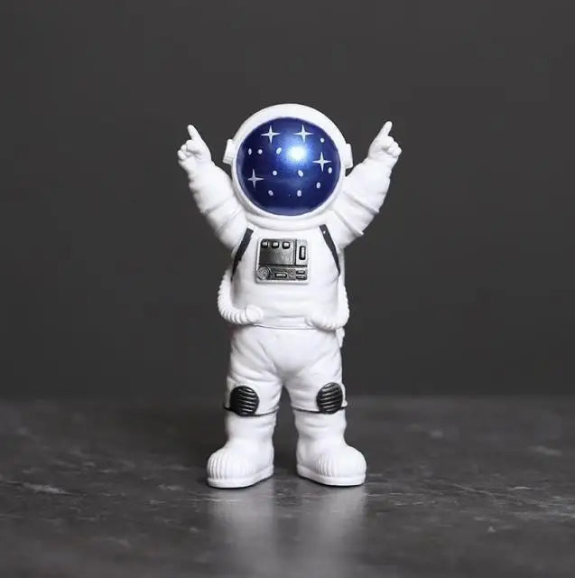 Norwegian Astronaut Figurine Made of Resin - Educational Toy and Decoration for Children (7-9 cm high)