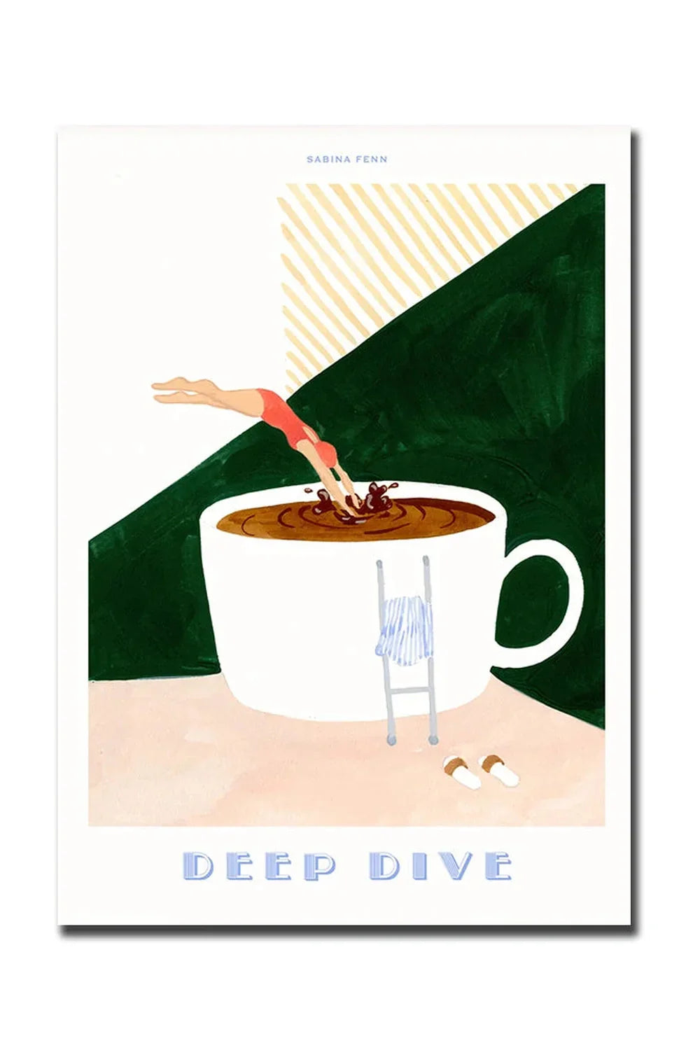 Good Morning Coffee Art Poster on Canvas