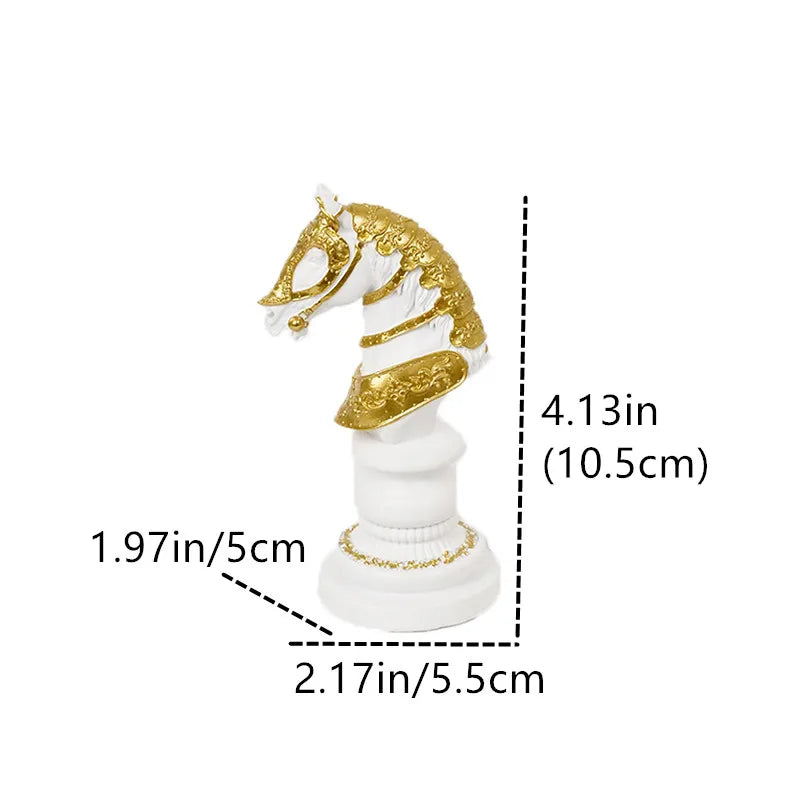 Regalis Decorative Chess Piece for Living Room or Office - Resin Figurines