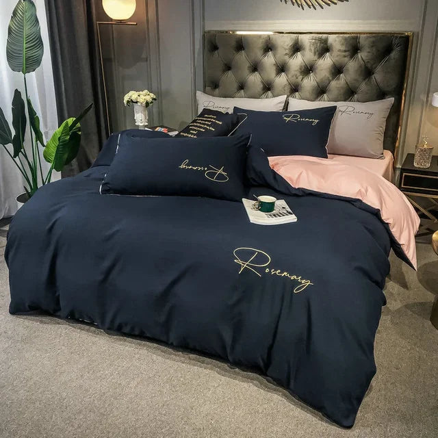 Luxe Embroidered Duvet Cover