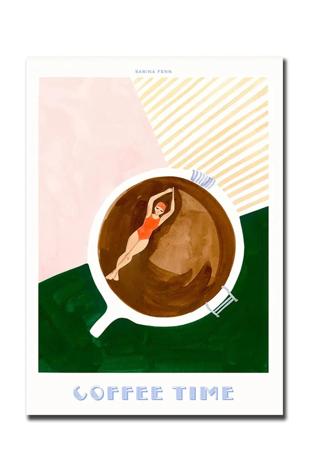 Good Morning Coffee Art Poster on Canvas