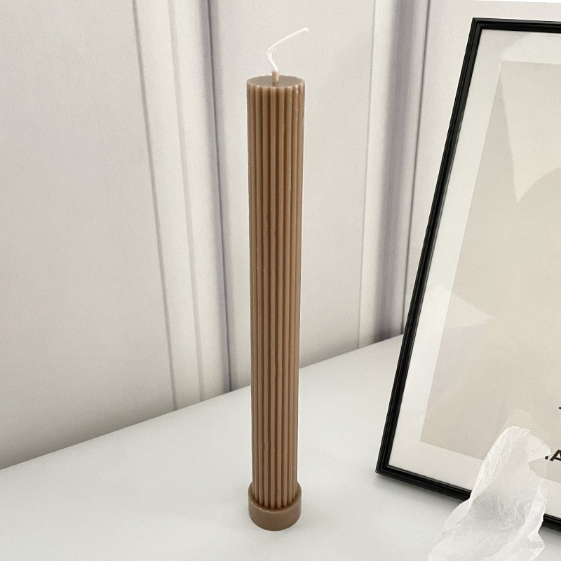 Scented Soy Wax Candle in Roman Column Shape