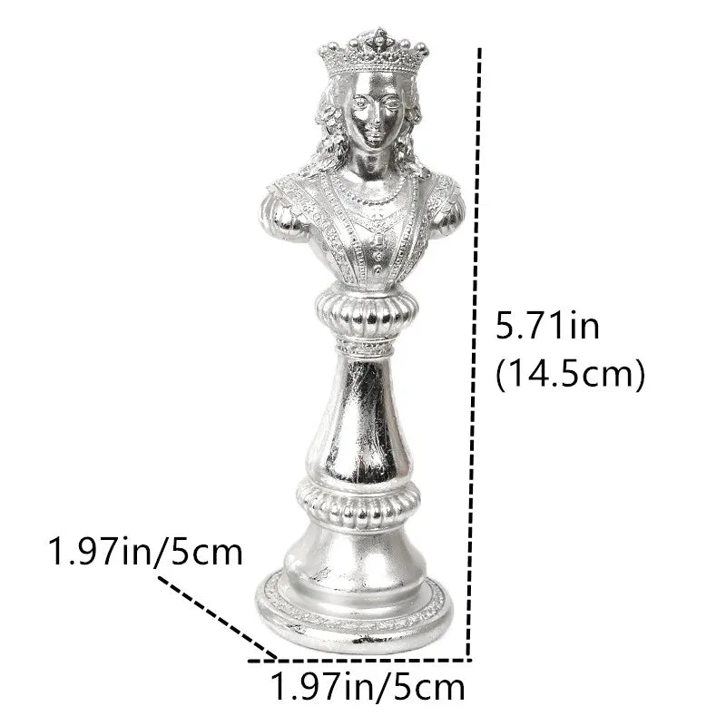 Regalis Decorative Chess Piece for Living Room or Office - Resin Figurines