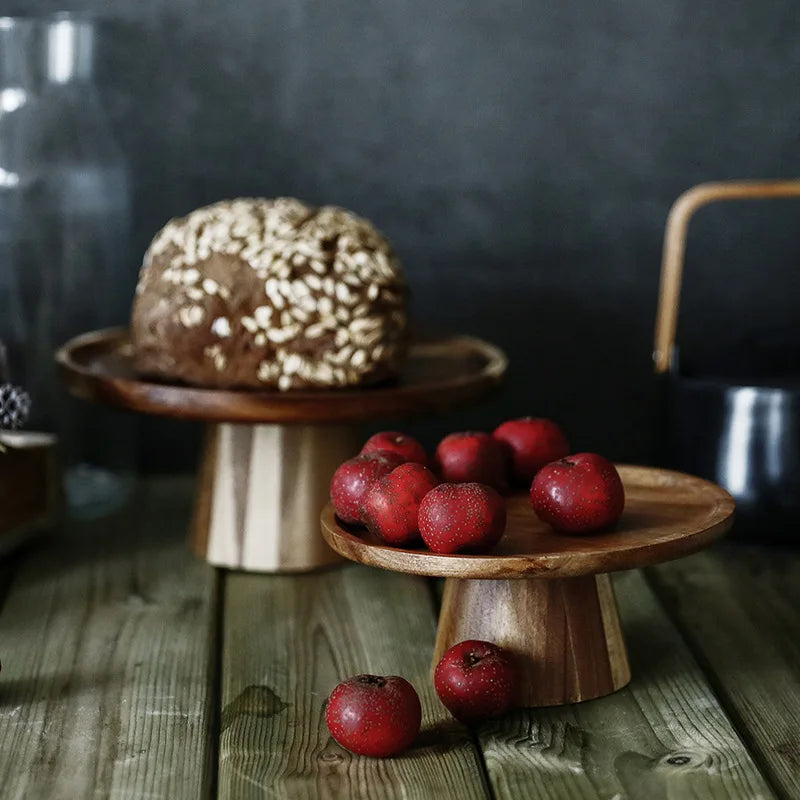 Wooden Serving Stand – Sturdy Elevation for Snacks and Desserts