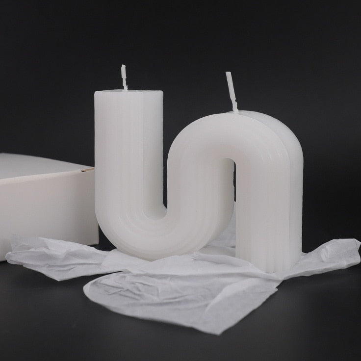 Decorative Candles with Unique Shapes and Scents