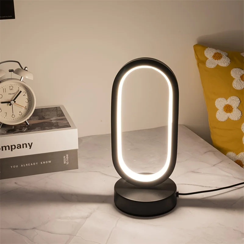 Modern U-Shaped LED Table Lamp - Elegant and Energy Efficient