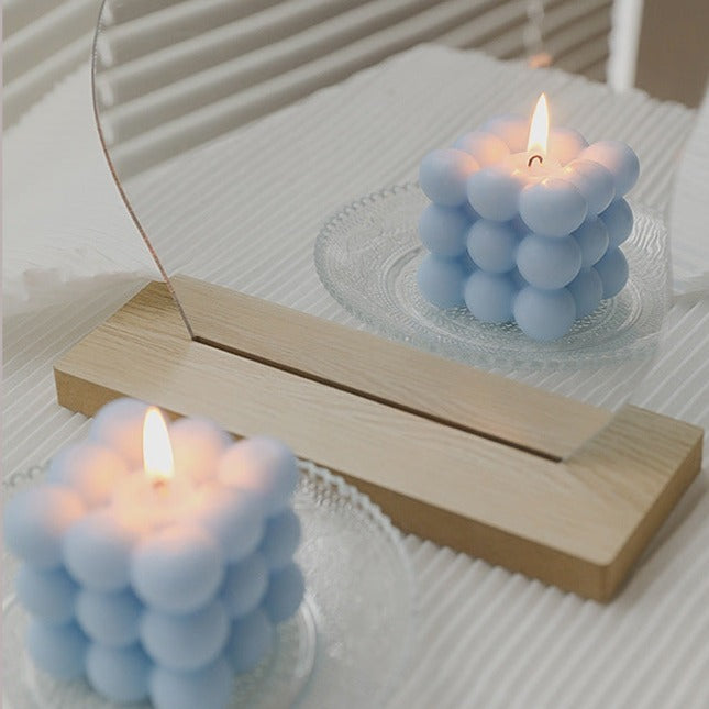 Decorative Bubble Candle - Scented Design Block