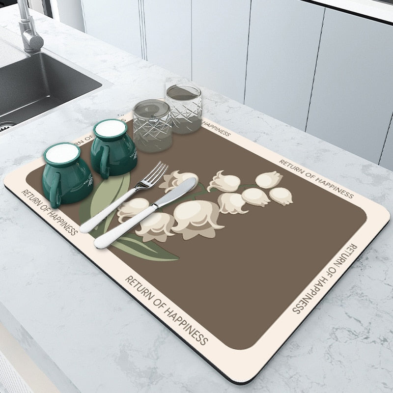 Kitchen Mat DryGuard - Super Absorbent and Non-Slip - Protect Your Worktop