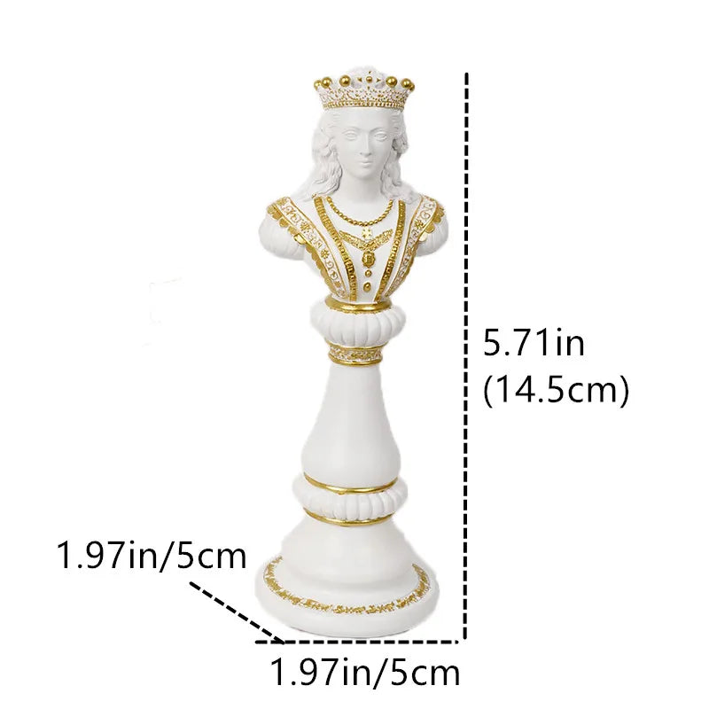 Regalis Decorative Chess Piece for Living Room or Office - Resin Figurines