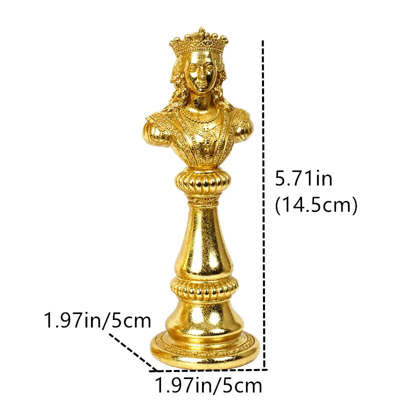 Regalis Decorative Chess Piece for Living Room or Office - Resin Figurines