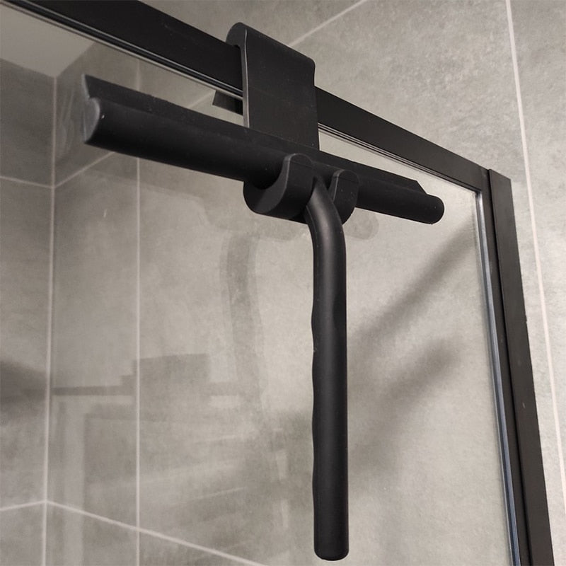 Shower Squeegee - Practical Cleaning for Tiles, Glass & Walls - Includes Hanging Hook