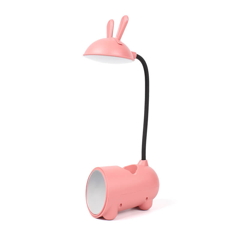 LED Desk Lamp - Colourful Children's Lamp with Pen Holder and USB Rechargeable