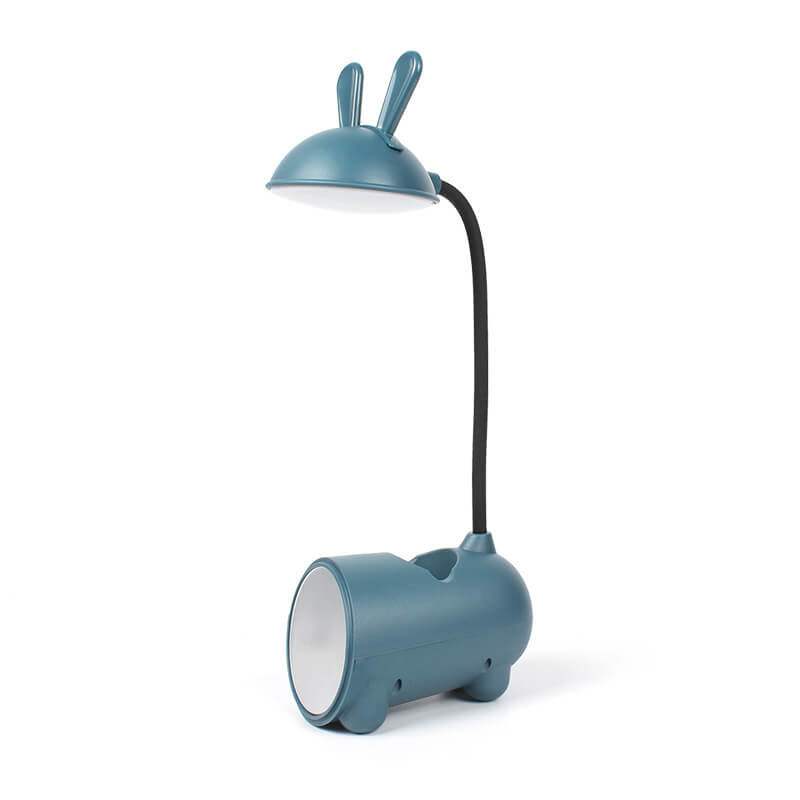 LED Desk Lamp - Colourful Children's Lamp with Pen Holder and USB Rechargeable