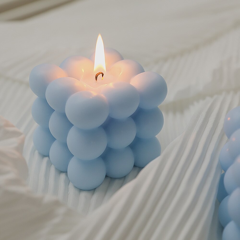 Decorative Bubble Candle - Scented Design Block