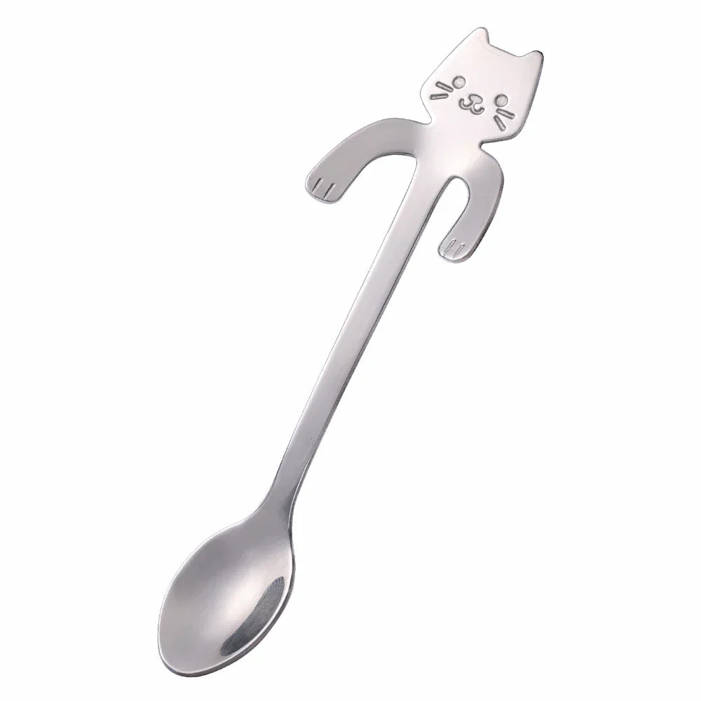 KAPRI - Cute Mini Stainless Steel Spoon in Cat Design