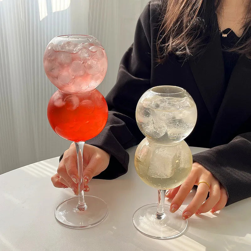 Norwegian Bubble Ball Glasses for Bar and Restaurant