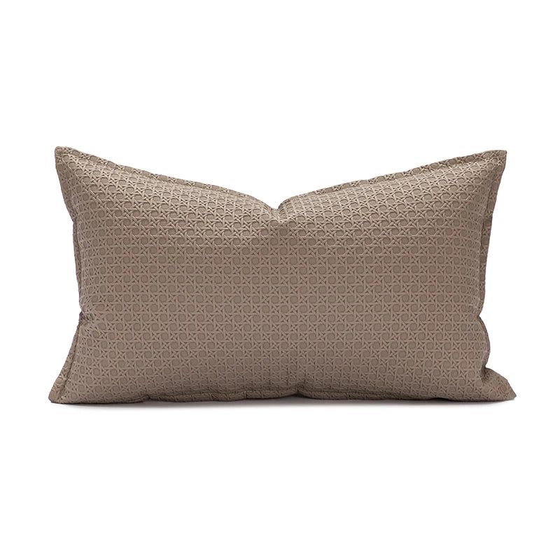 Norwegian Cushion Cover in Resin 45x45 cm - Cream, Brown and Beige